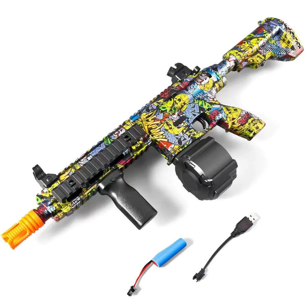 Electric Gel Blaster Full Auto Removable Gun Toy 5000 Water Ball M416 Gun Gel Ball Blaster For Shooting Adults Kids CS Boys Gift